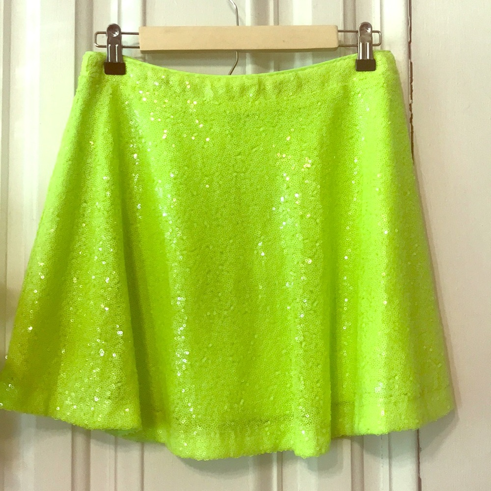 Sequin skater skirt